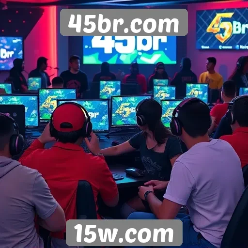 A comunidade gamer do 45br.com cresce rapidamente